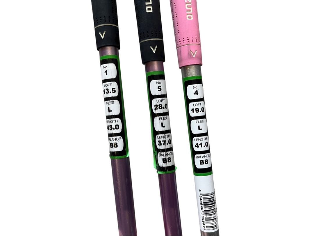 ◯Mizuno Zephyr ドライバー・ゴルフウッド　3本セット シャフト:L