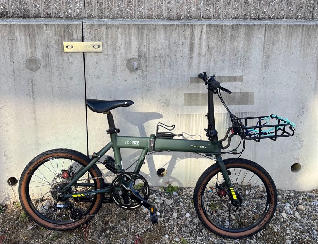 DAHON HORIZE DISC カーキ ダホンホライズディスク