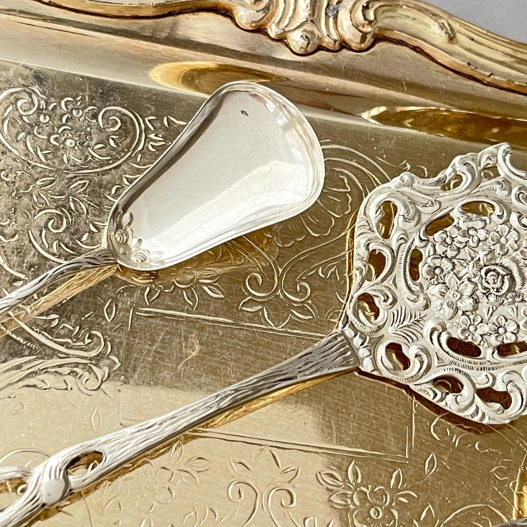 【ANTICO】 ケーキサーバー / クリーム / シュガースプーン【純銀】