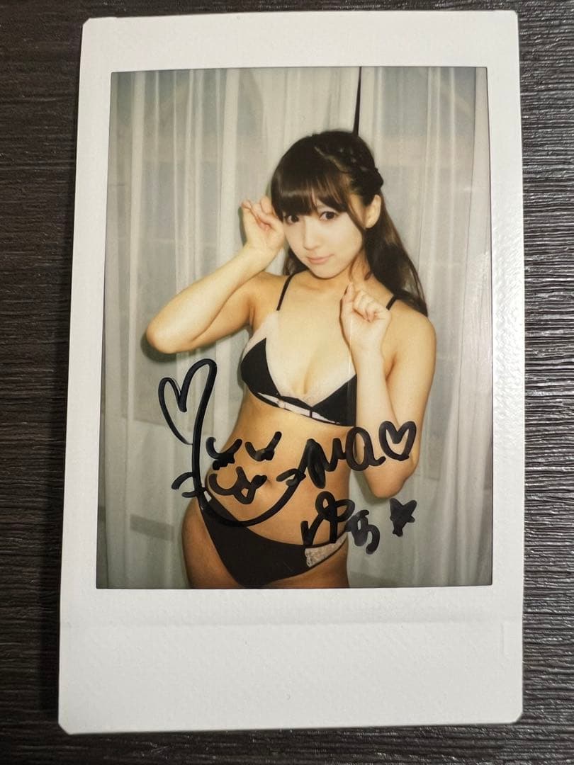 三上悠亜 直筆レアサイン入りチェキ
