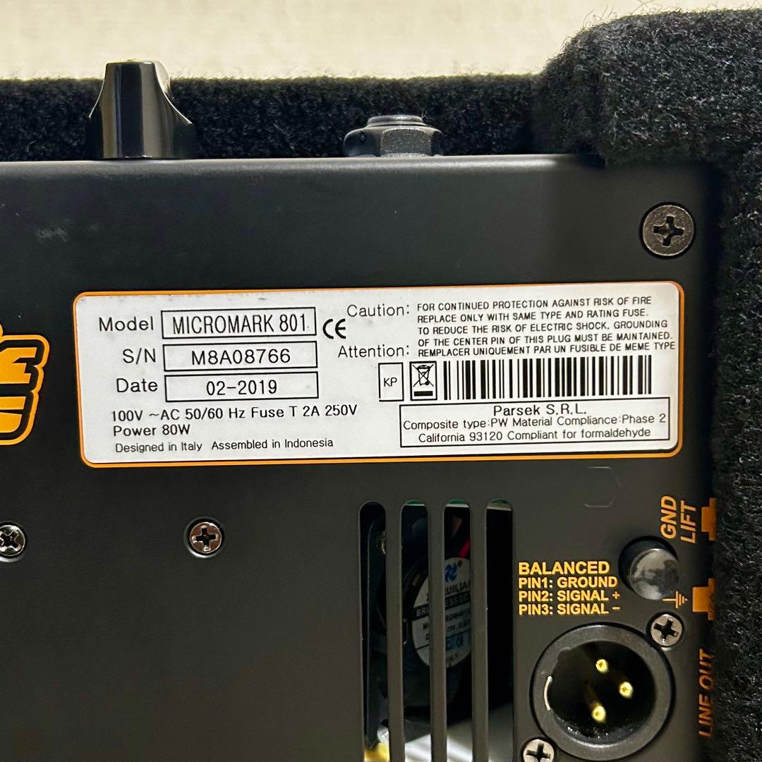 Markbass MICROMARK 801 【中古】マークベース
