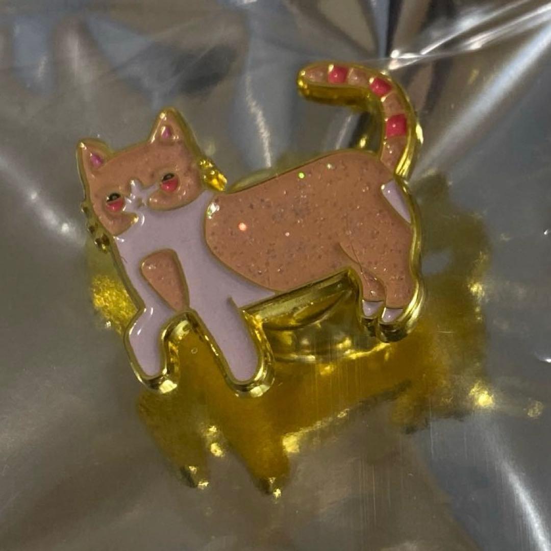 ずとまよ　スナネコ ガチャ ラメ入りピンズ ずっと真夜中でいいのに。