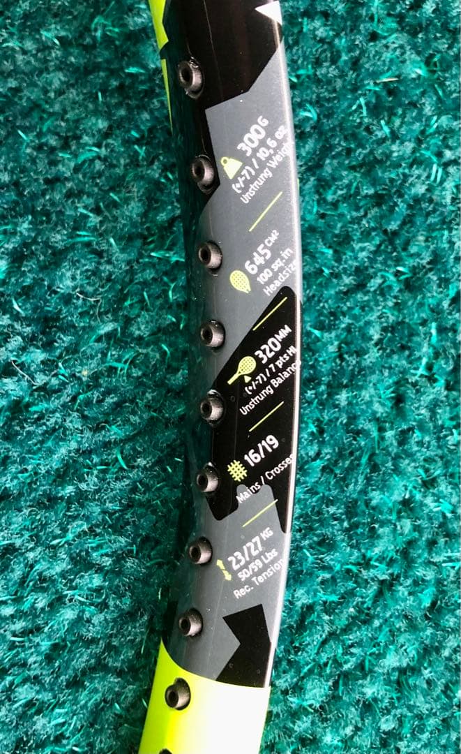 新品未使用 Babolat PURE AERO G2 ガット付き