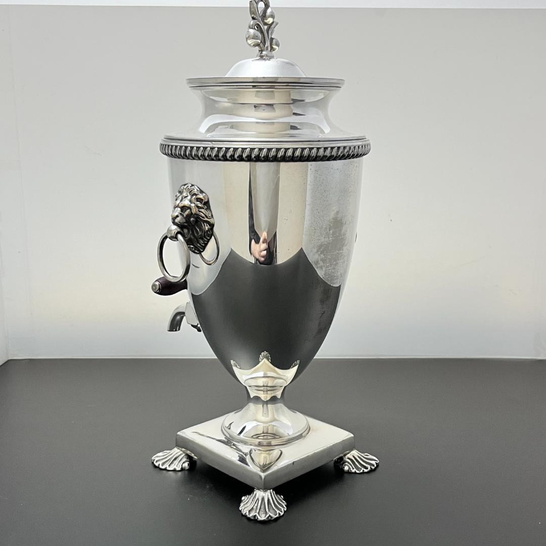 【Friedman Silver Co】 ライオンのサモワール  小型サーバー