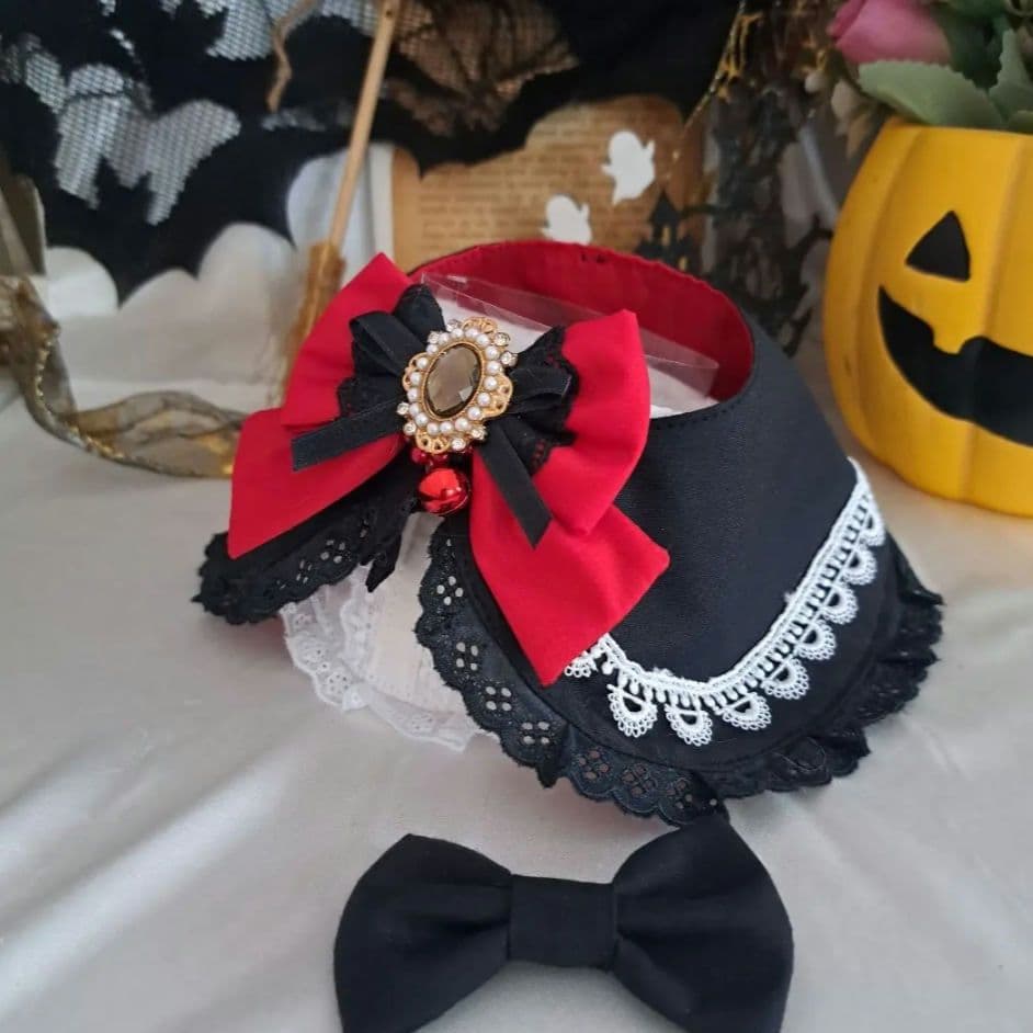 プッチ、ハロウィン、ジャックオーランタン柄、わんちゃん猫ちゃん用スタイ