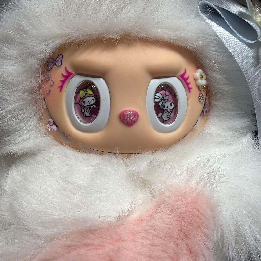 超レア　海外限定　カスタムラブブ　カスタムジモモ　うさぎ　ラビット　白　ピンク