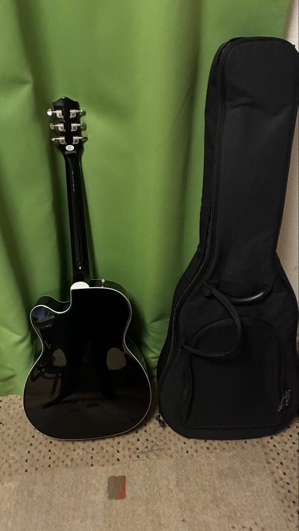 Gretsch ブラックアコースティックギター