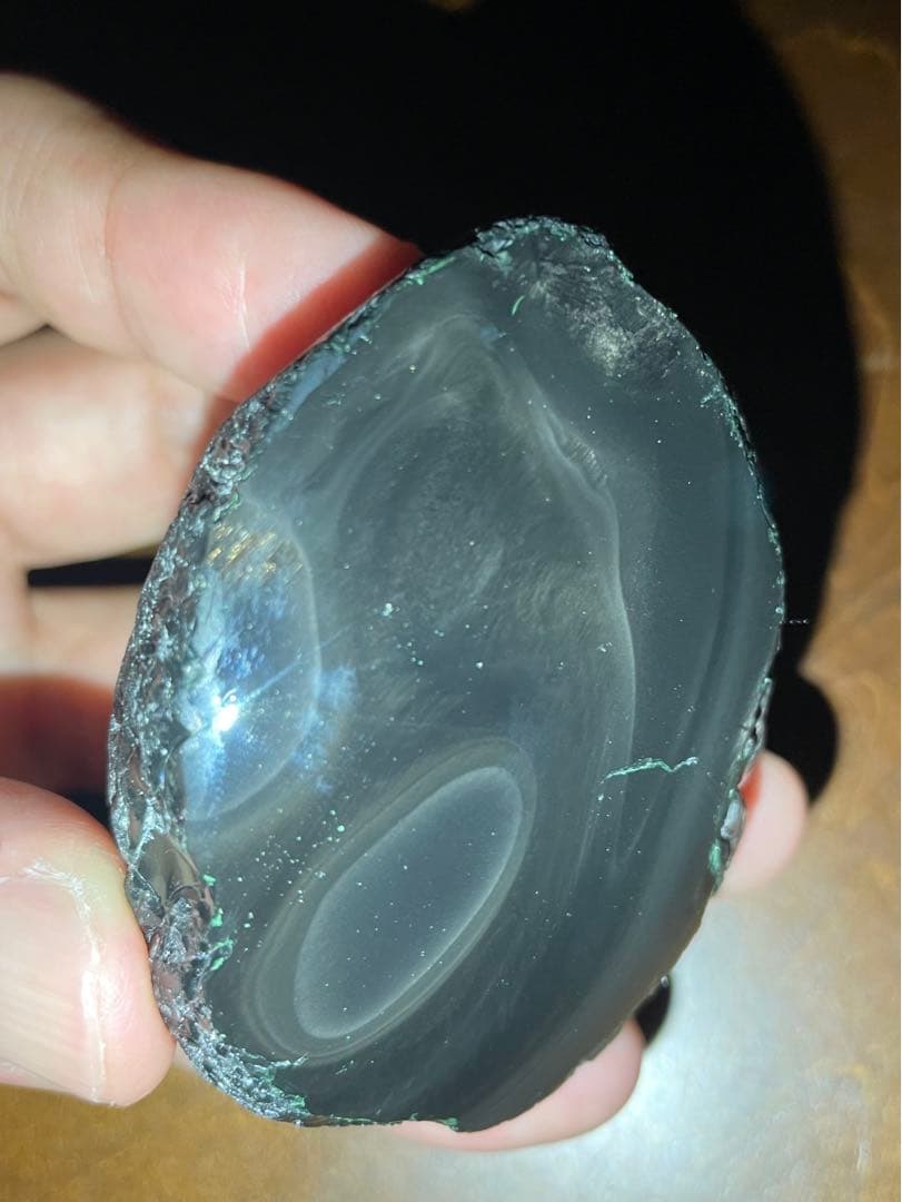 研磨品　十勝石玲瓏　金虹　ゴールデンレインボーシラー