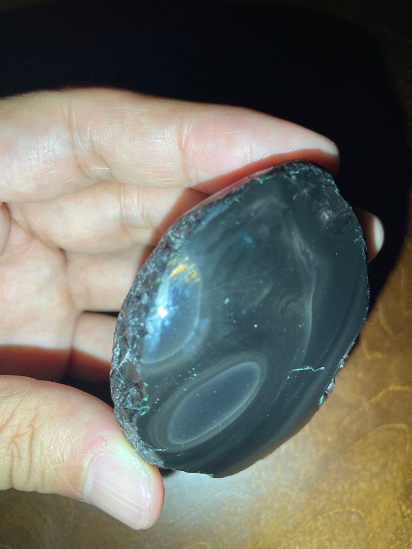 研磨品　十勝石玲瓏　金虹　ゴールデンレインボーシラー