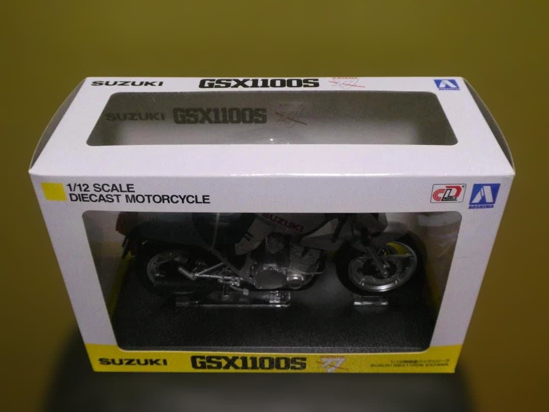 【未開封品】 SUZUKI GSX1100S KATANA 刀 1/12模型