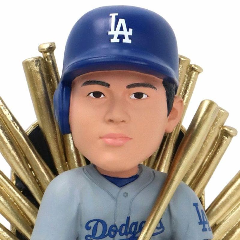 限定550個　大谷翔平　50/50達成記念ボブルヘッド　立体3D　ゴールドバット