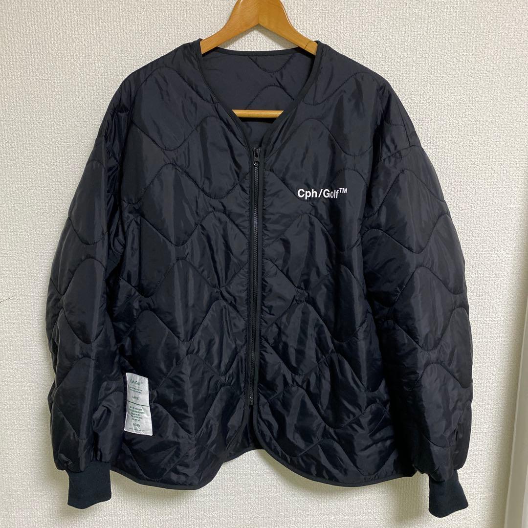 31日迄価格！Cph/Golf™ ブラック キルティングジャケット L