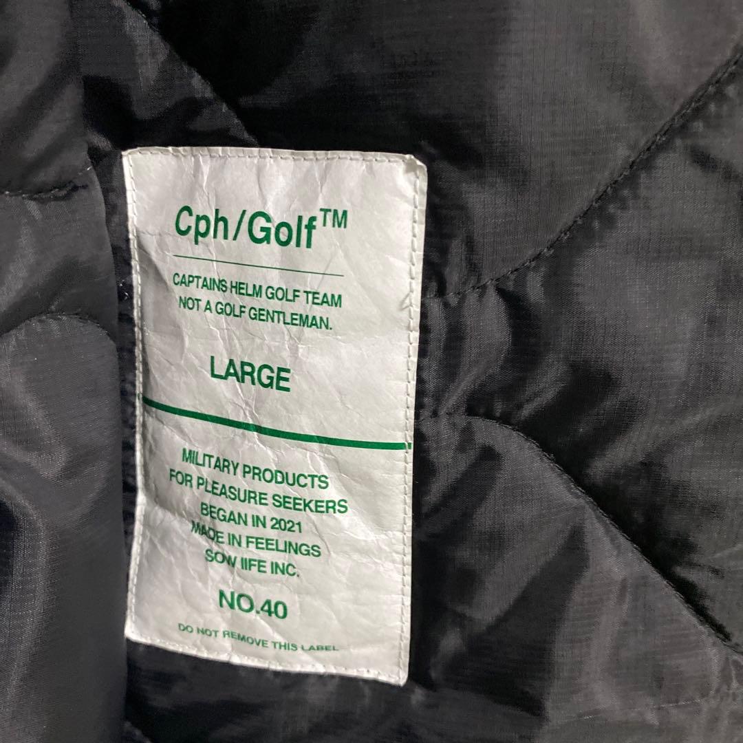 31日迄価格！Cph/Golf™ ブラック キルティングジャケット L