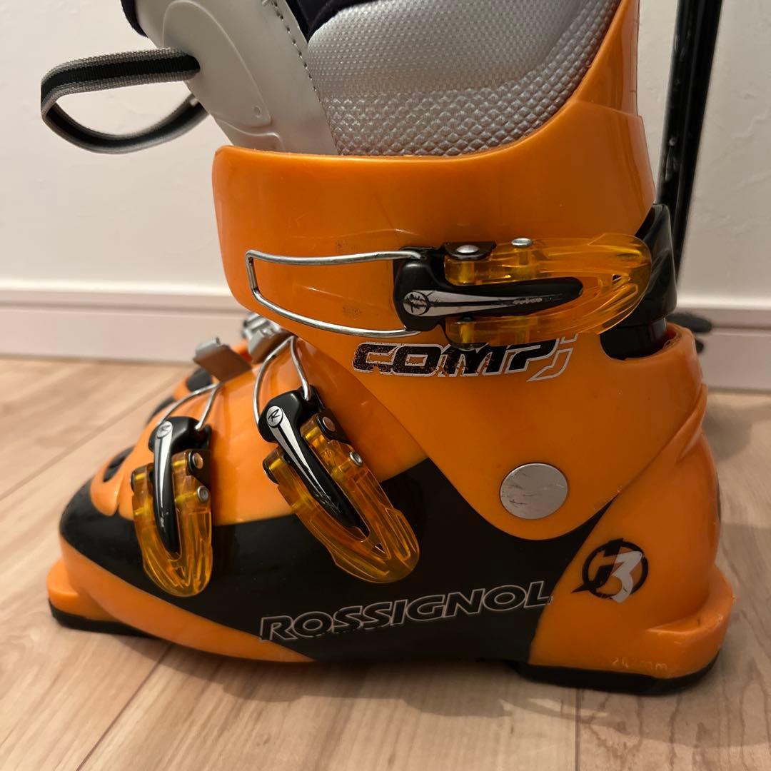 スキー３点セットSAROMON ROSSIGNOL ジュニア　120 22.5