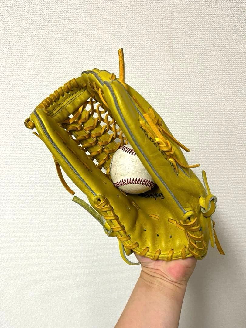 512 ワールドペガサス 極美品 即戦力 軟式 外野手用グローブ