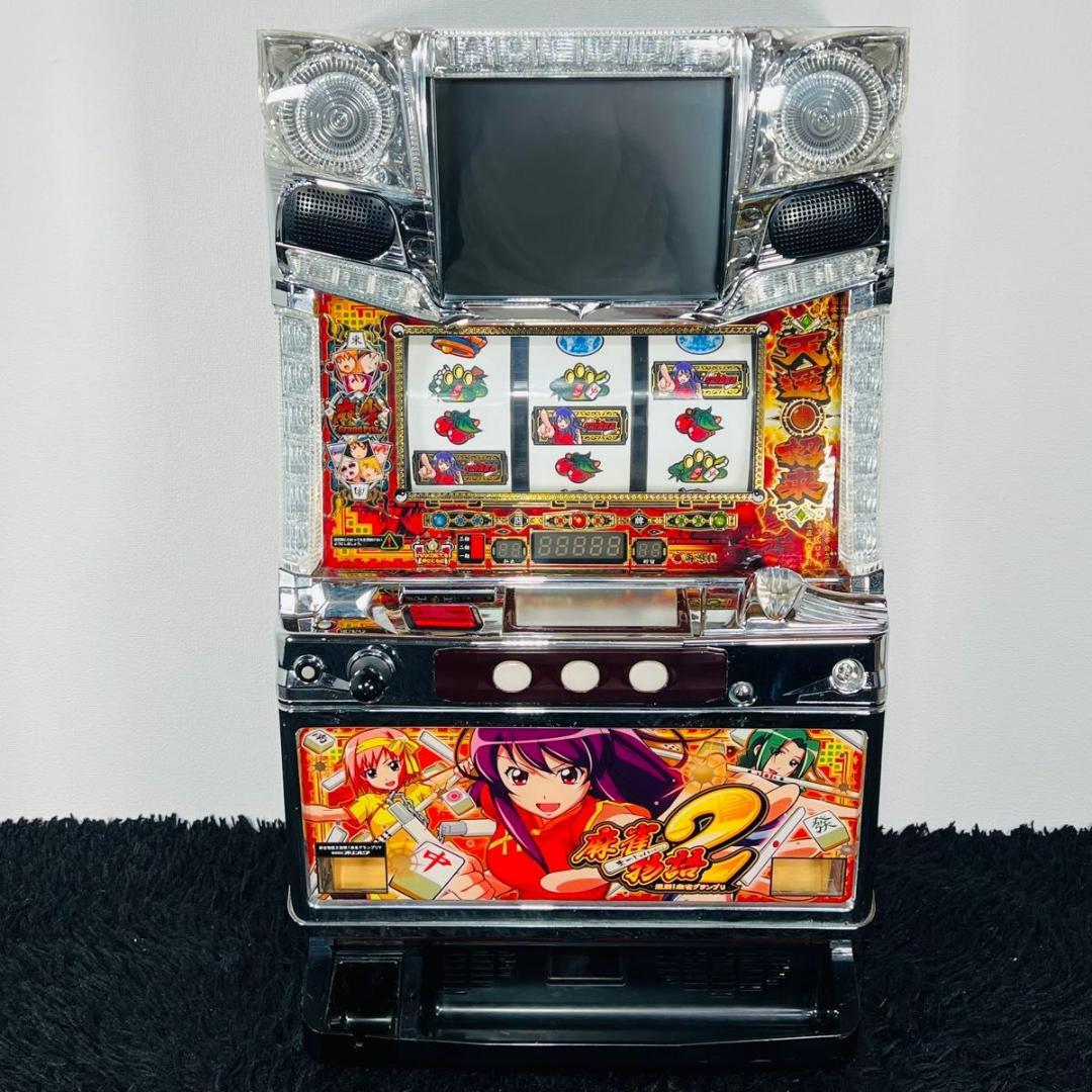 オリンピア 麻雀物語2 スロット 実機 5号機 白ロム付き 家スロ パチスロ実機