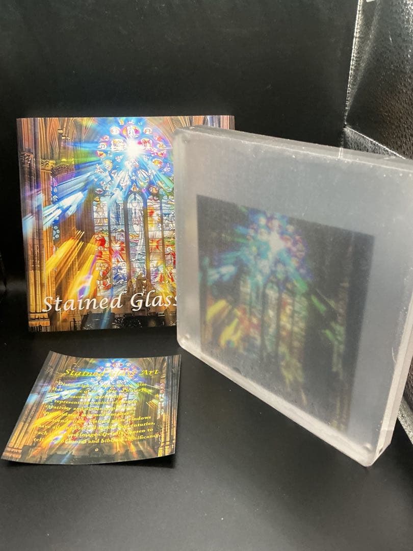Stained Glass Art Divine Light カメルーン銀貨