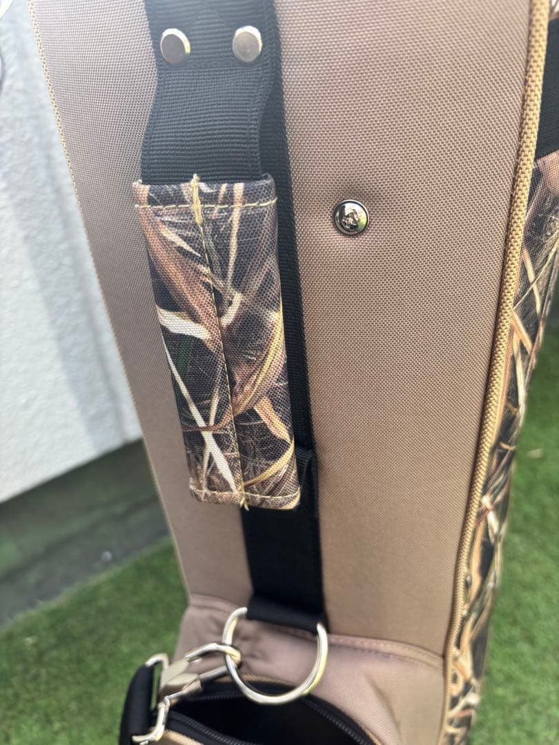 BayBay キャスター付　キャディバッグ　ゴルフバッグ　ベージュ　カモフラ