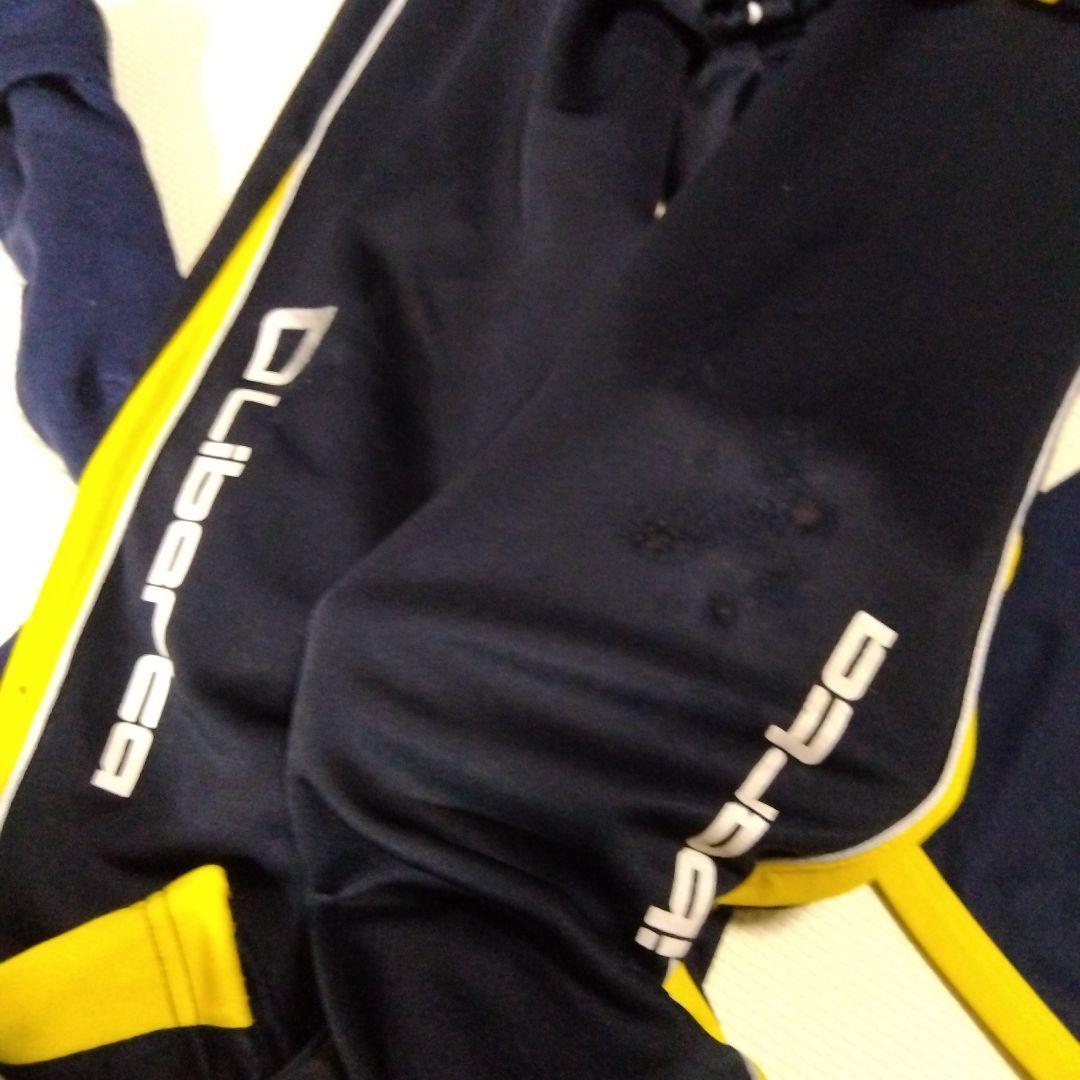 Liberta トレーニングウェアセット 黒/黄　145セット