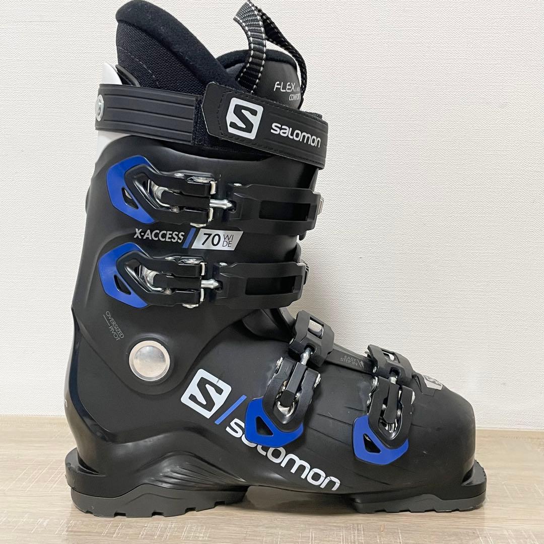 ★良品★ サロモン　X-ACCESS 70WIDE 25-25.5cm ブラック