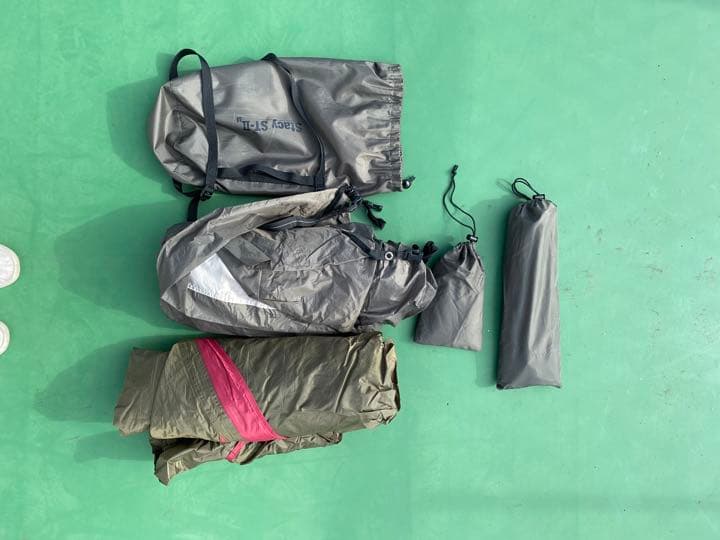 ogawa テント ステイシー ST-2 カーキ 純正グランドマット付き