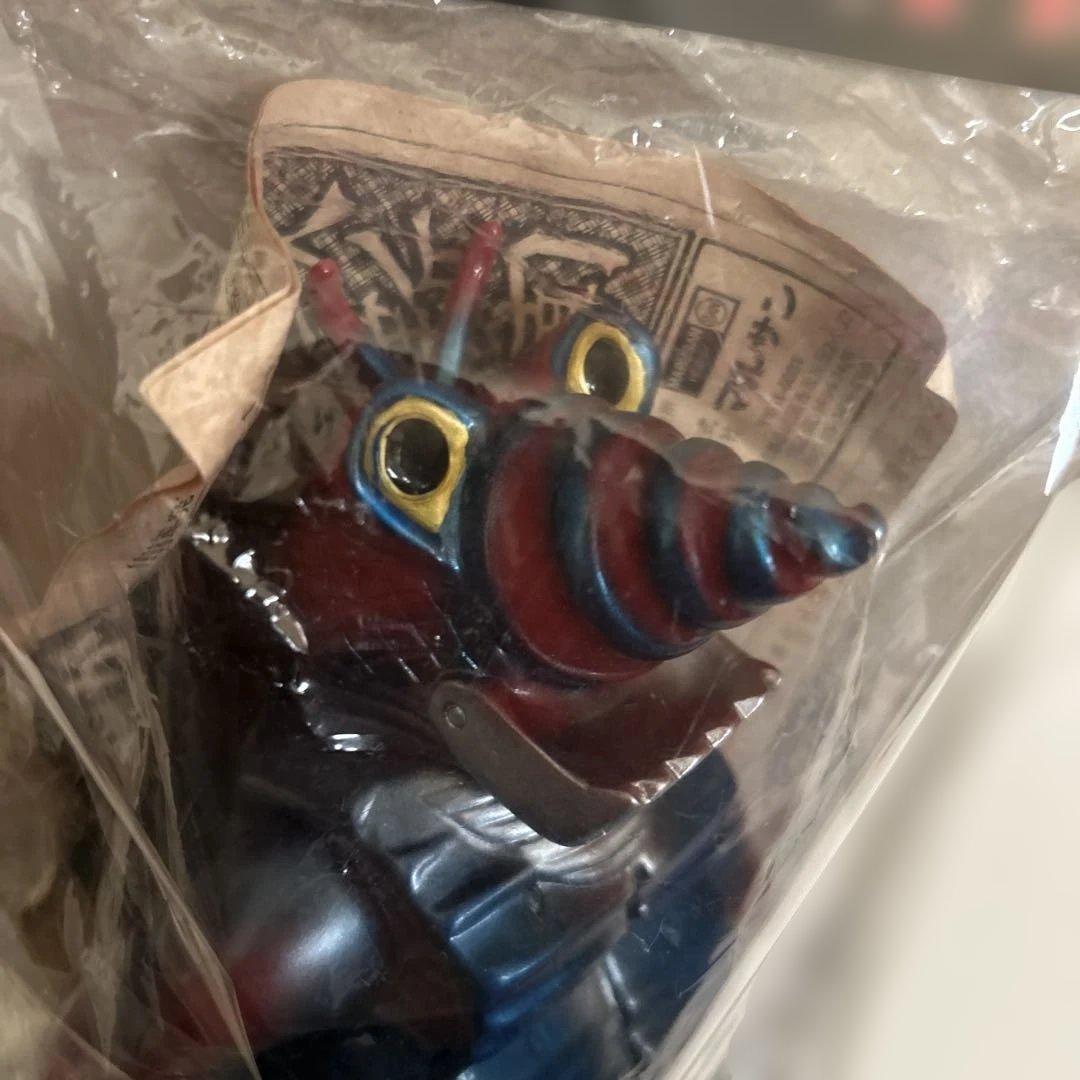 未開封 マルサン 電撃怪獣大作戦 モゲラ ソフビ フィギュア