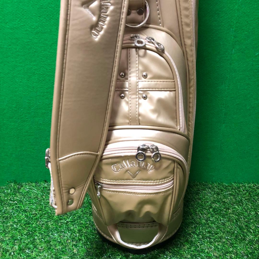 人気‼️Callaway キャディバッグ シャンパンゴールド 8インチ