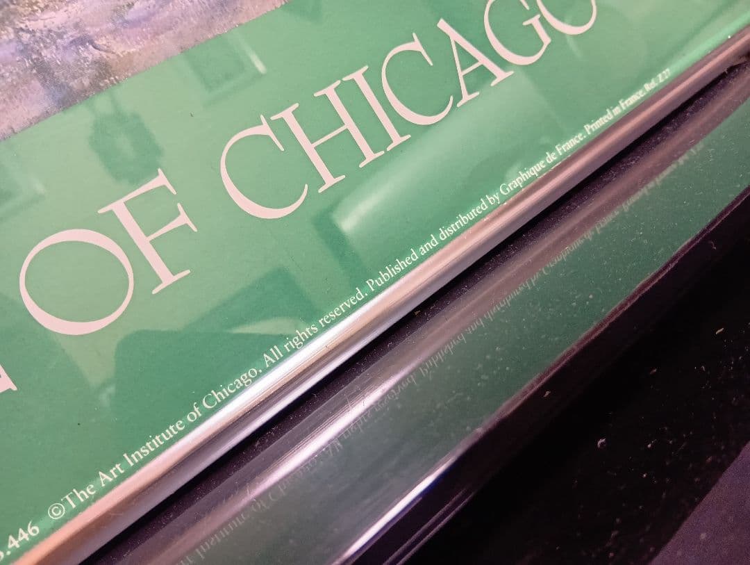 クロード　モネ　フランス刷り　シカゴ美術館　展示会　アートポスター