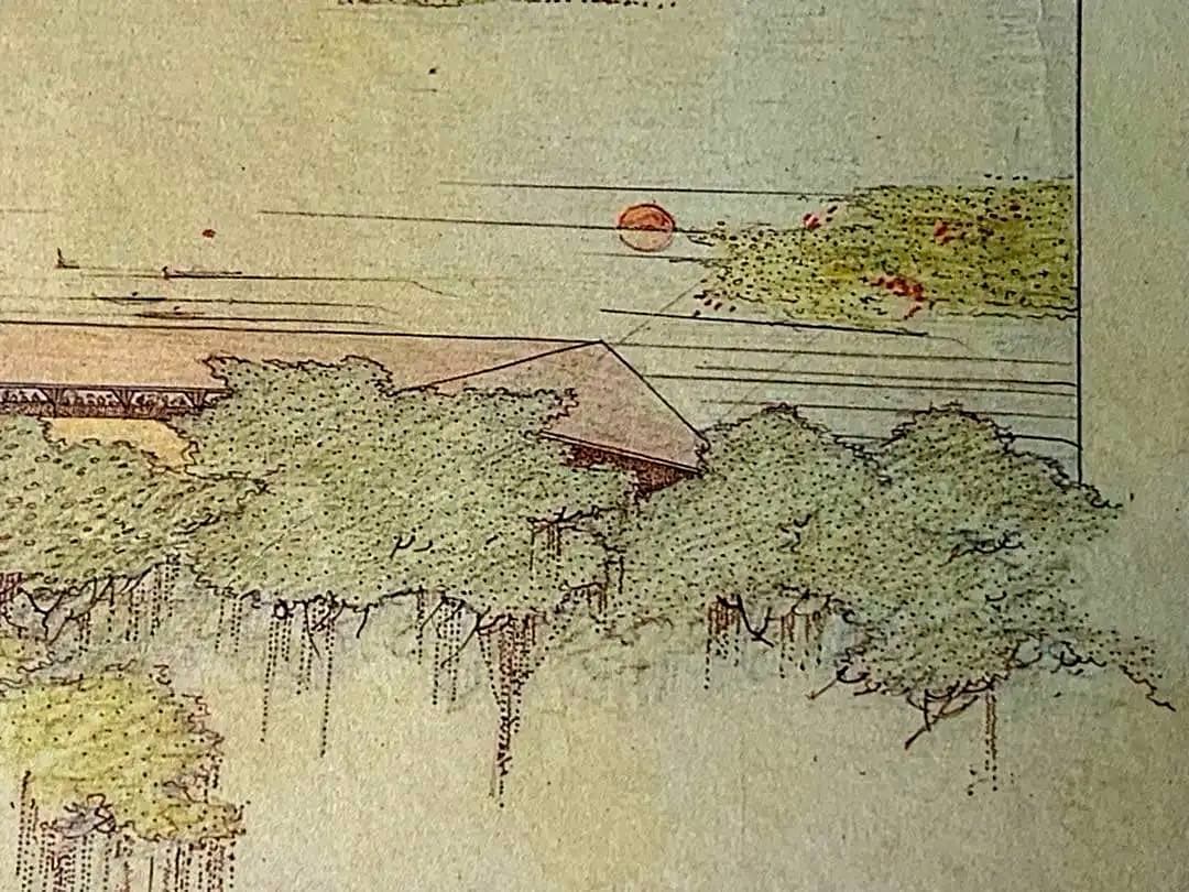 フランク・ロイド・ライト ポスター額装 Pavilion for...