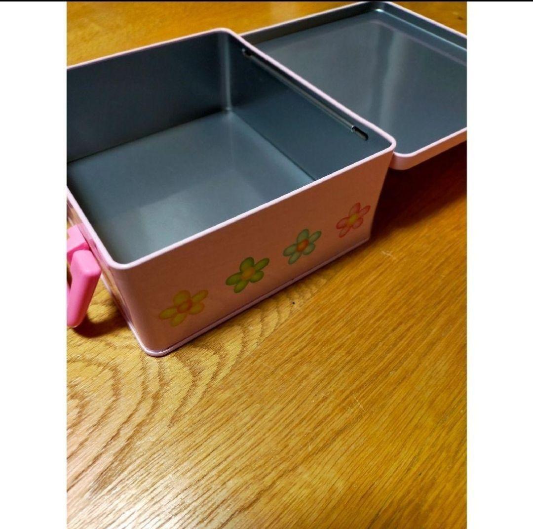 レトロ　サンリオ　ハローキティ　取っ手付き　ミニ　缶ケース