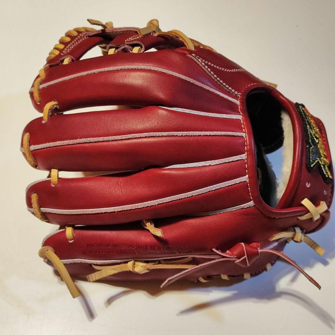 ザナックス　硬式グローブ　キップレザー　内野手用