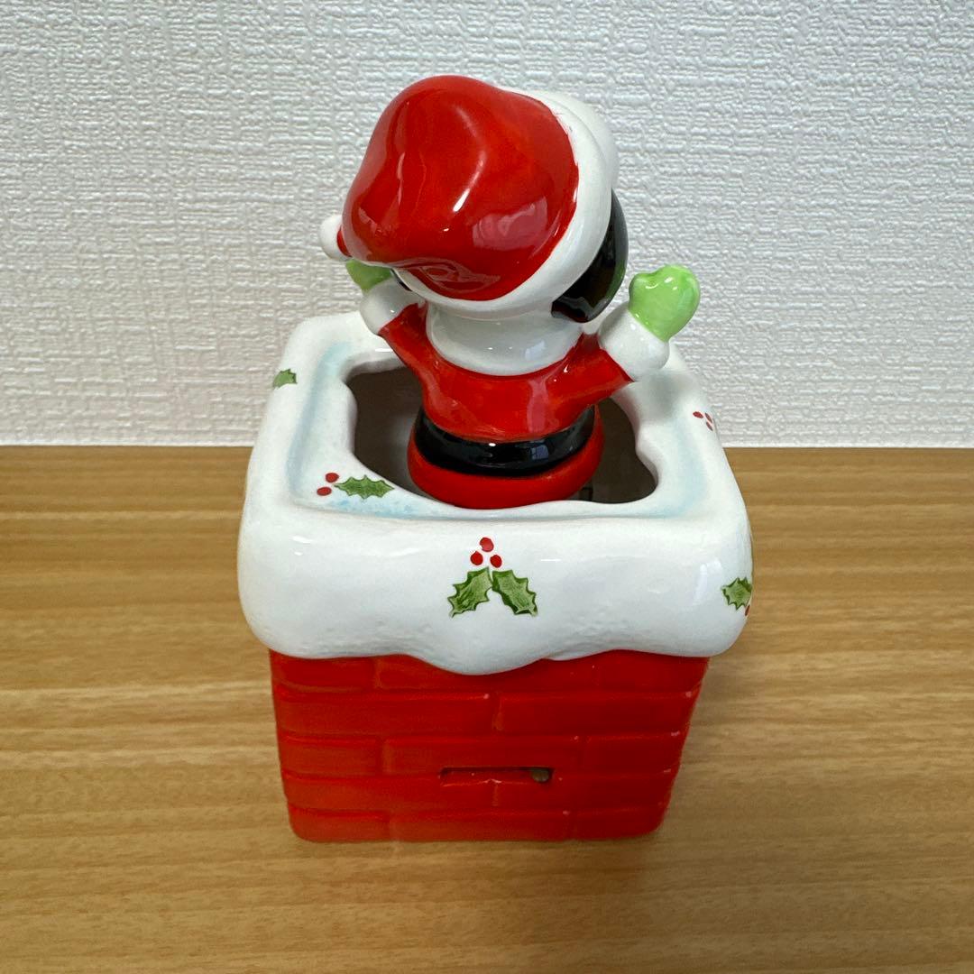 スヌーピー サンタ　オルゴール　schmid snoopy peanuts