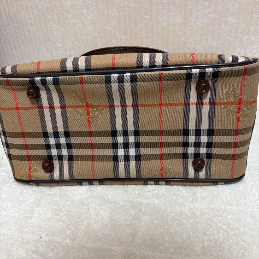 Burberry チェック柄 ボストンバッグ