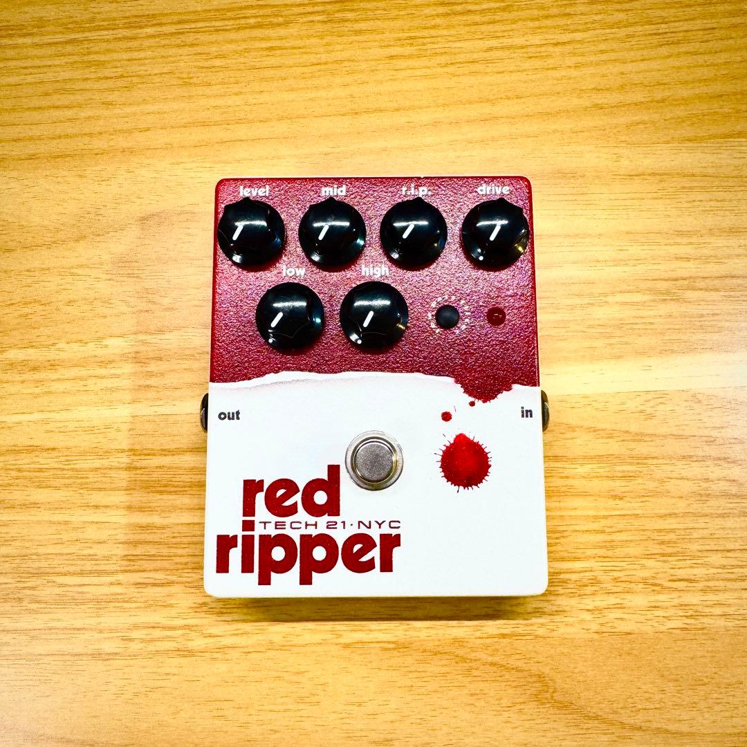 Tech21 Red Ripper ベース用ディストーション ファズ 廃盤 名機