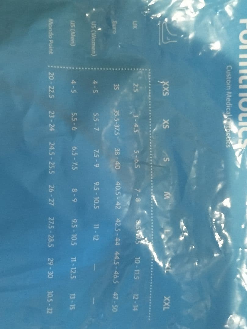 Formthotics インソール ピンクブルー　Mサイズ