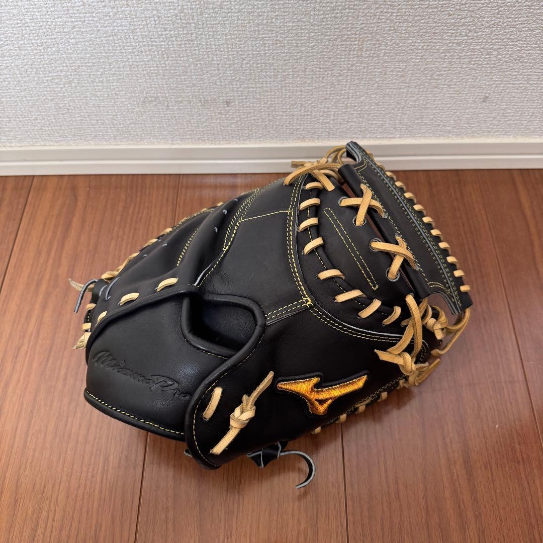 ほぼ未使用　ミズノプロ　硬式用キャッチャーミット　右利き用　號- SAKEBI