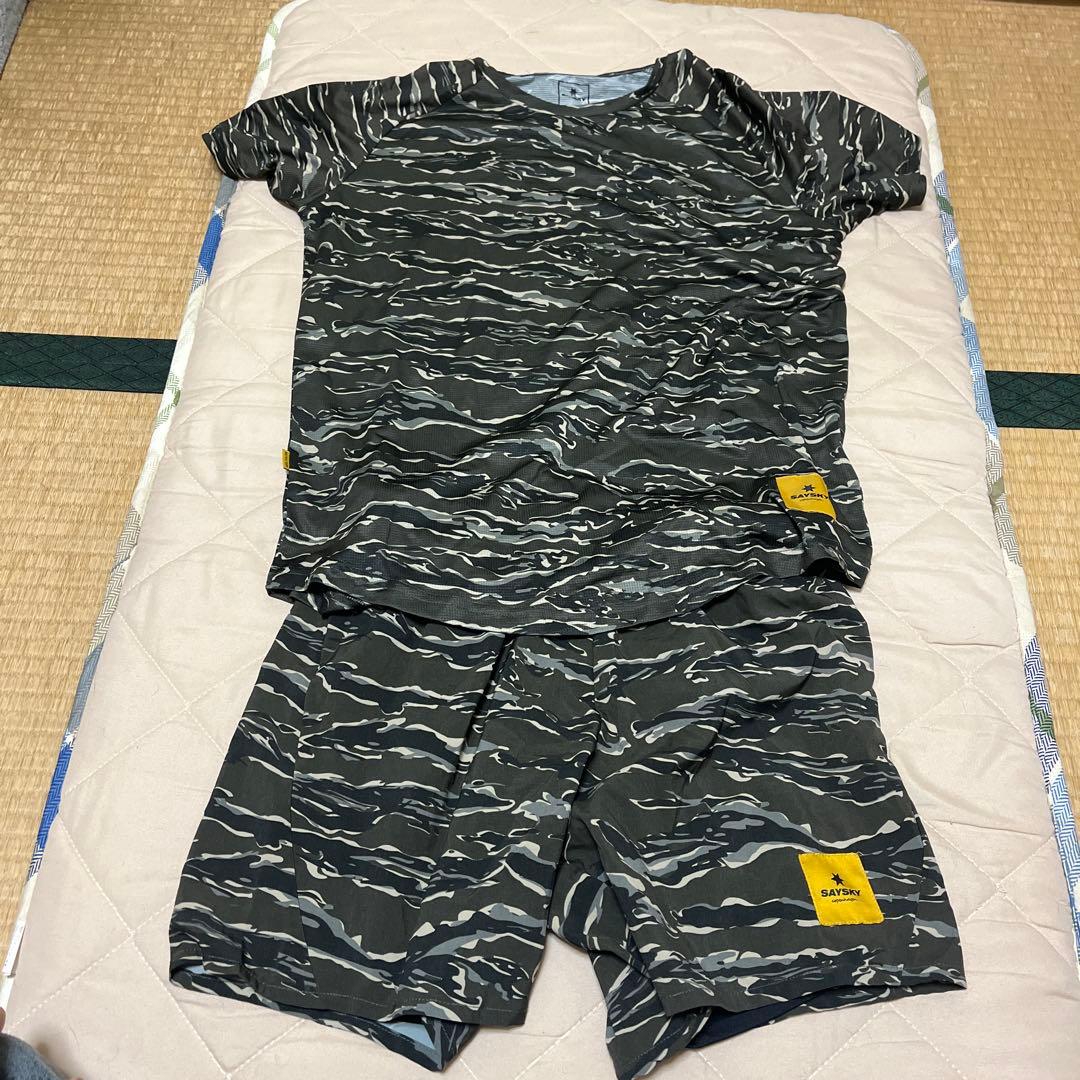 SAYSKY 迷彩柄 ランシャツ　ランパン