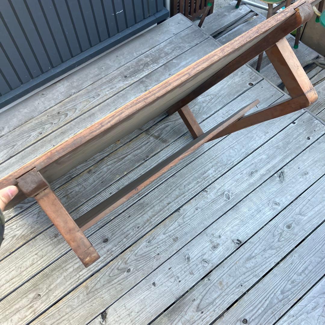 昭和レトロ 古家具 無垢材 木製座卓 ちゃぶ台 センターテーブル ローテーブル