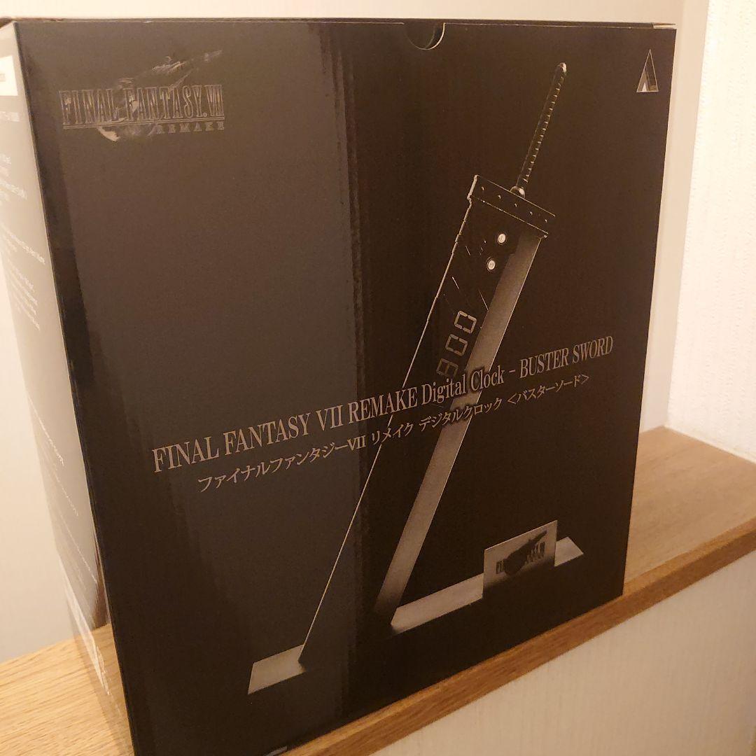 ファイナルファンタジー7 リメイク　デジタルクロック　バスターソード　USB欠品