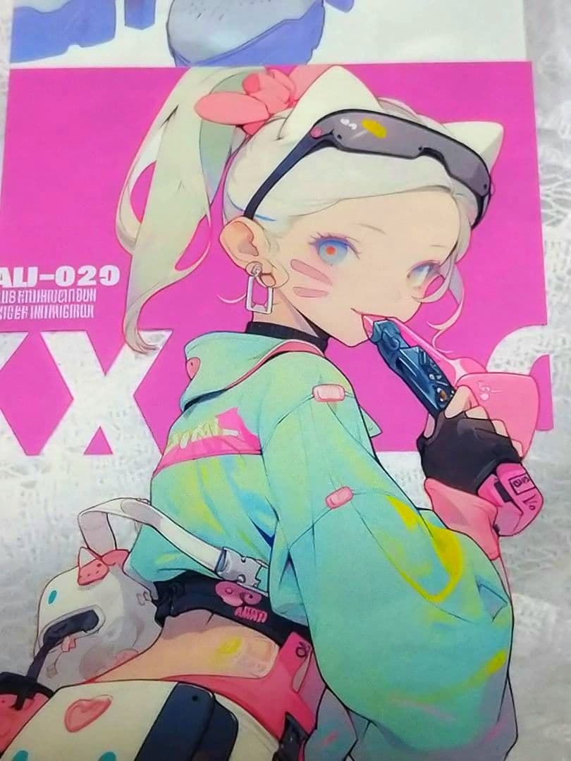 ラスト✩廃盤品✩J673＃猫の女郎(PET)切り売り海外人物女の子AIマステ