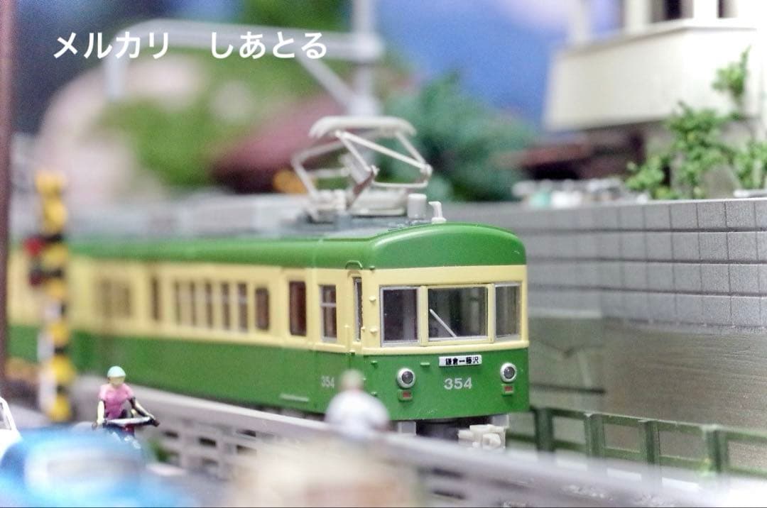 江ノ電 腰越3号踏切 鉄道ジオラマ展示台 Nゲージ 鉄コレ 鉄道模型 bトレ