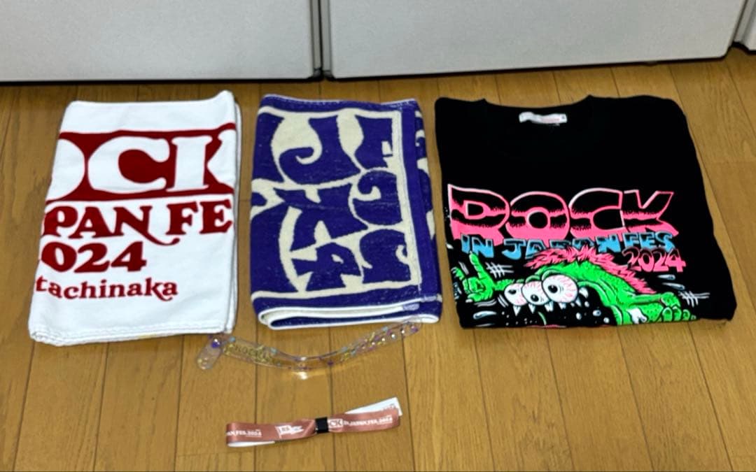 Rock in Japan タオルとストラップとTシャツvivala rock