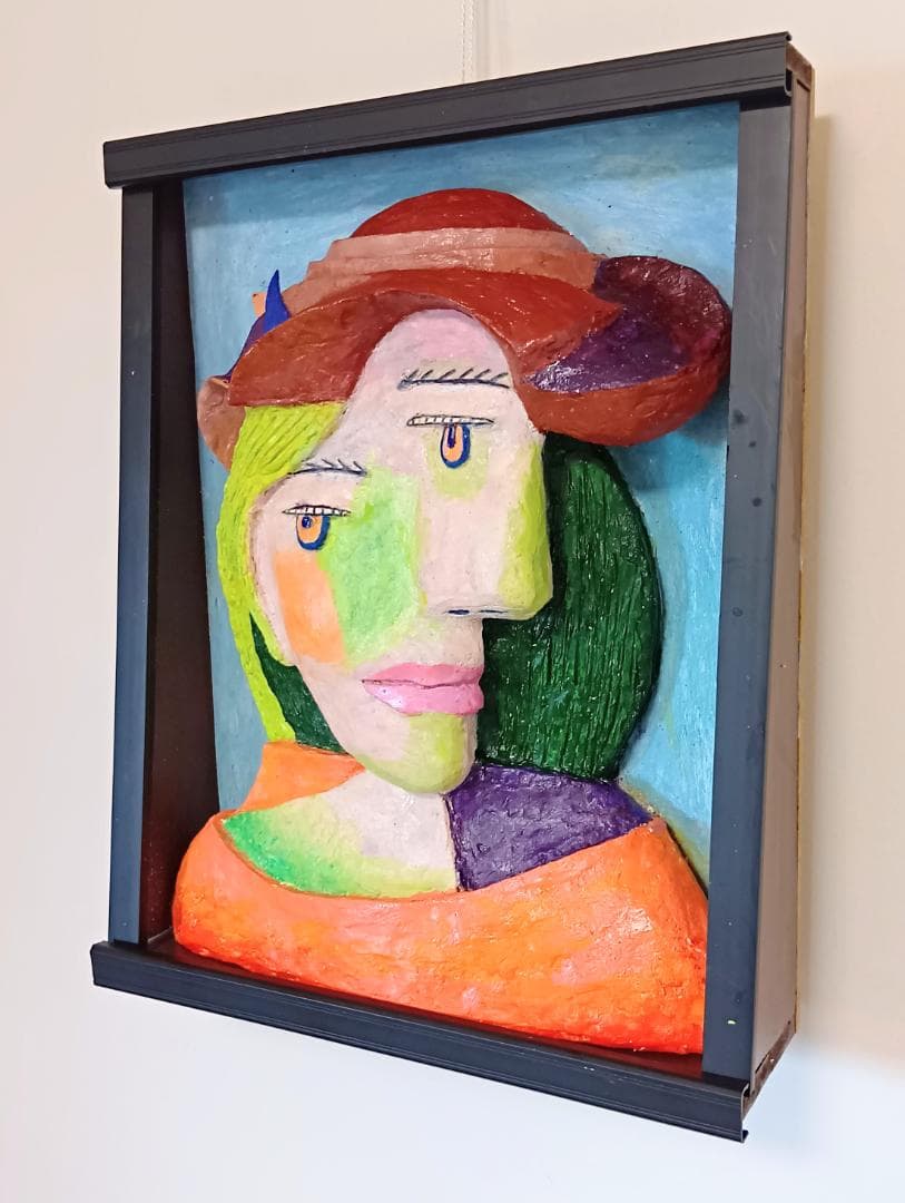 「キュビスムの女の顔」（未来絵画）