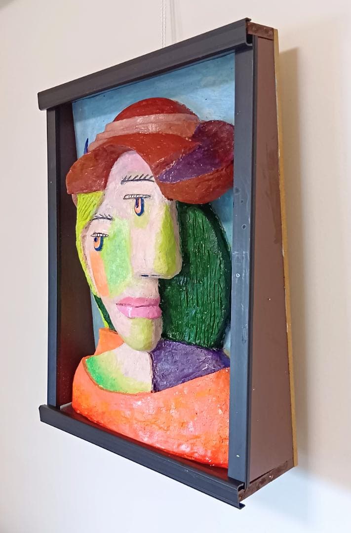 「キュビスムの女の顔」（未来絵画）