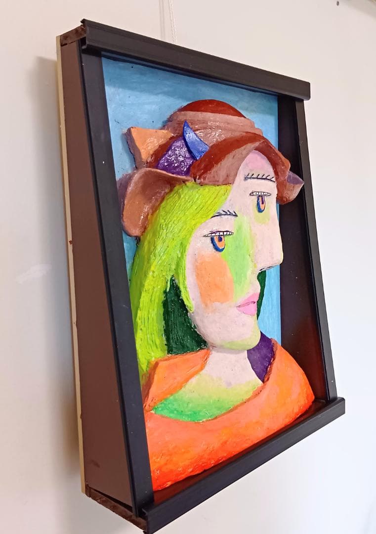 「キュビスムの女の顔」（未来絵画）