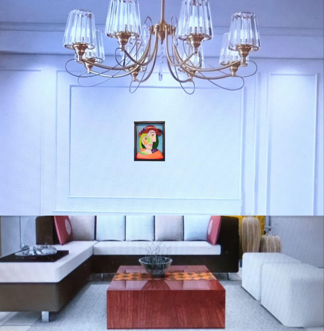 「キュビスムの女の顔」（未来絵画）