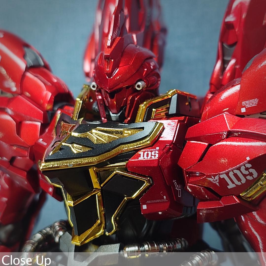 MG シナンジュ \"匠studioカスタム\" キャンディ塗装完成品