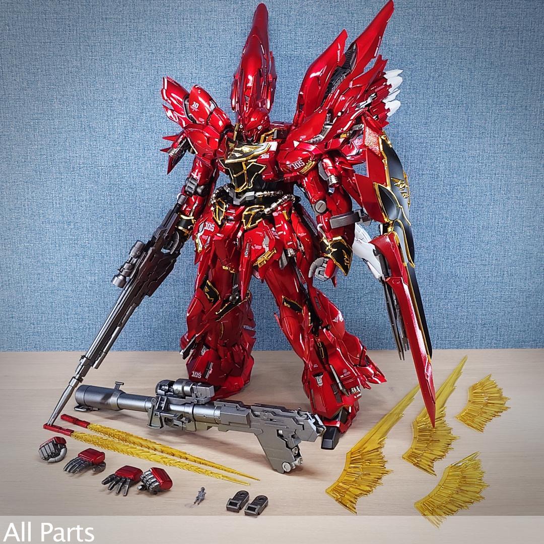 MG シナンジュ \"匠studioカスタム\" キャンディ塗装完成品