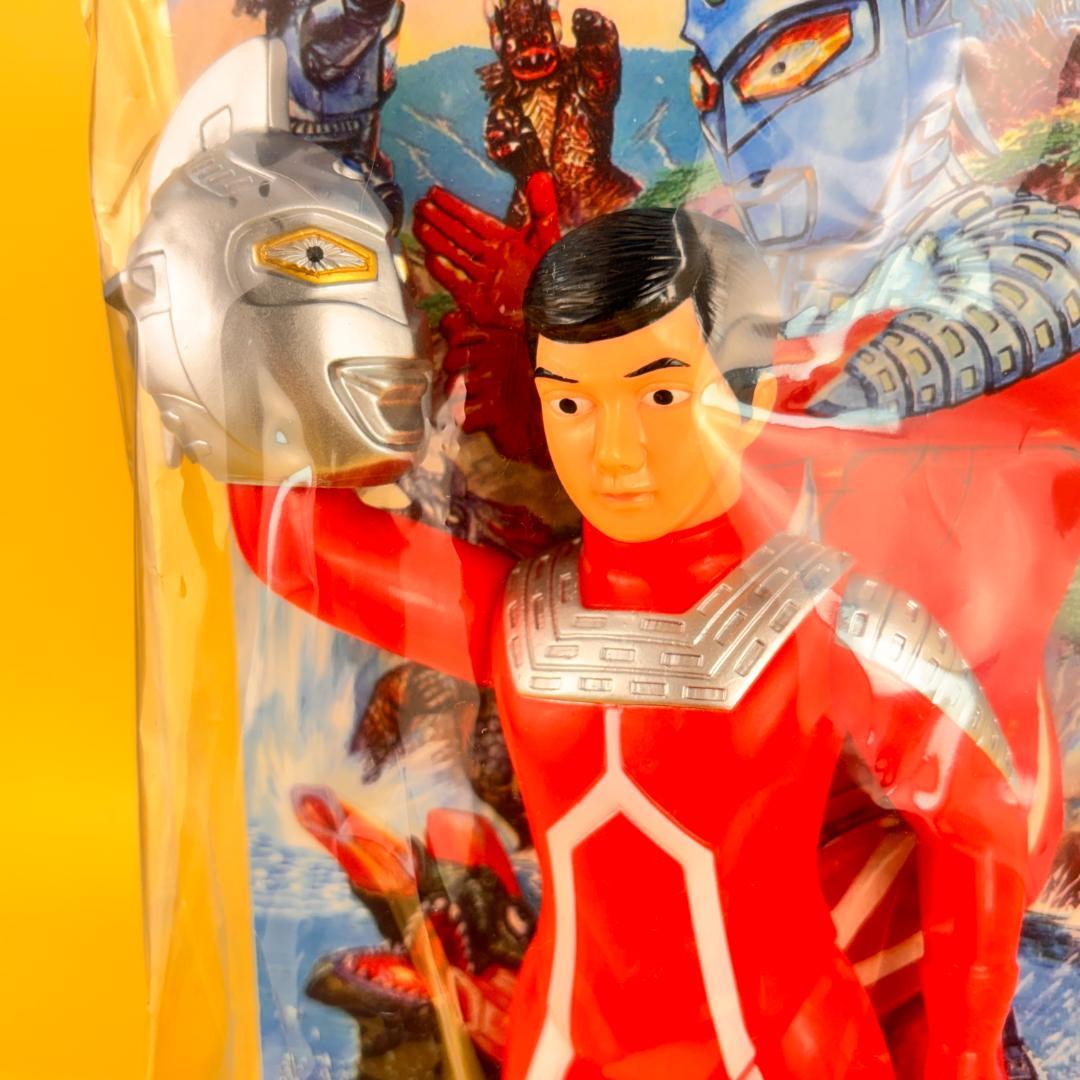 ブルマァク　ウルトラセブン　大　面取れ　マスク付き　【サイズ】 全高：約29cm