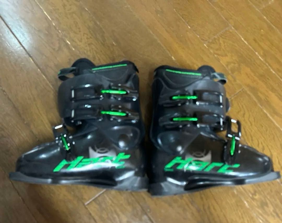 Hart スキー板(128cm).シューズ(22cm)ポールセット　キッズ